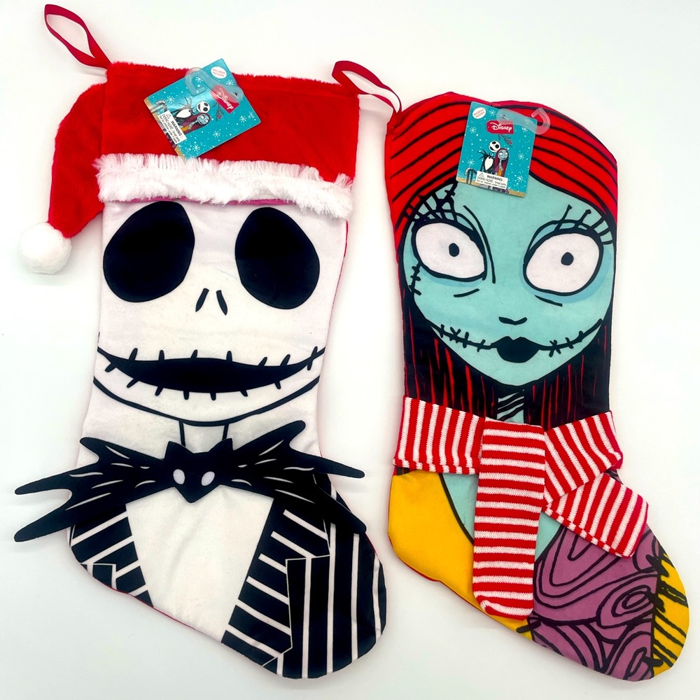 Set of to Jack and Sally stockings